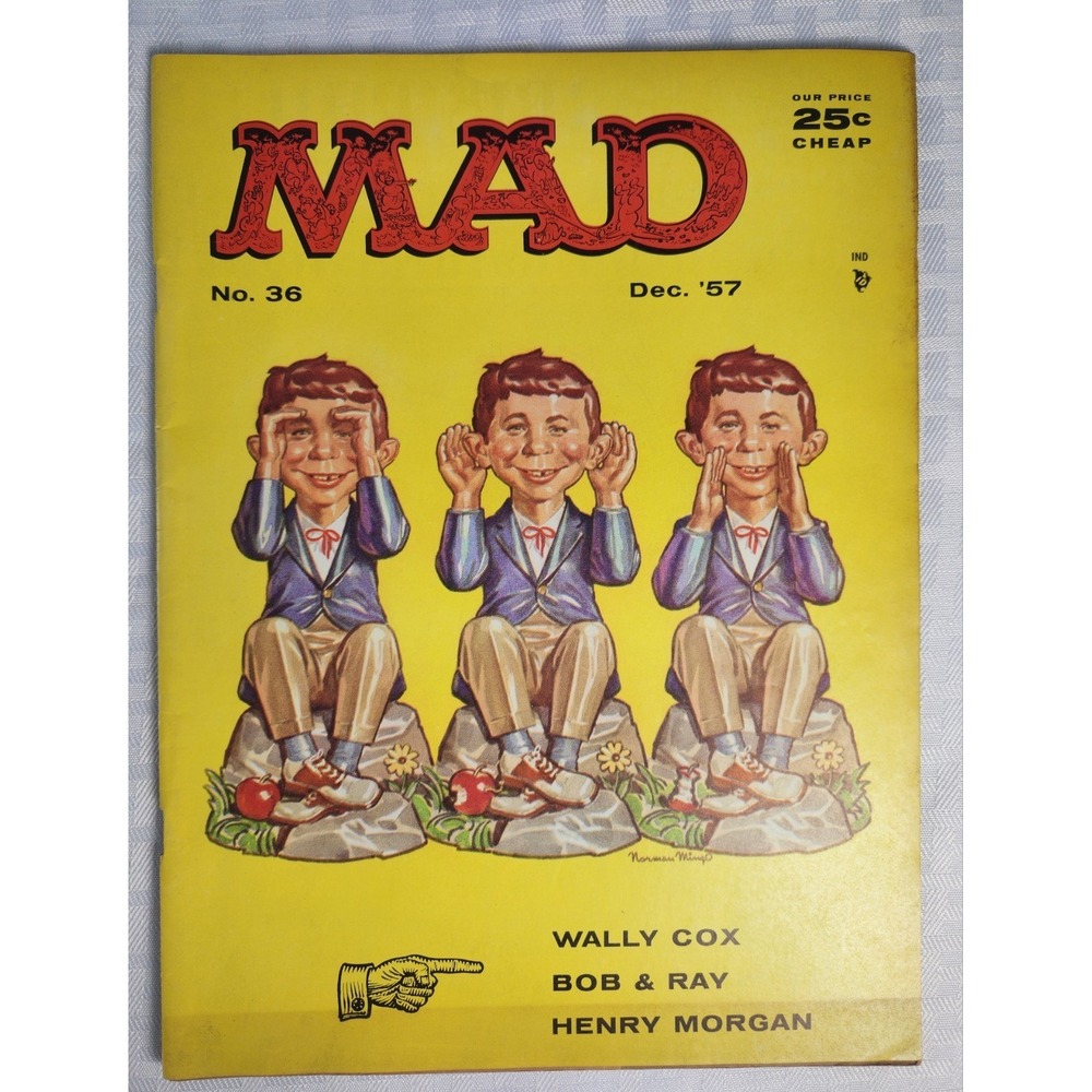 MAD #36 1957 • E.C. Comics • Doem Martin Poem Parody VERY Fine